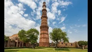 Кутб-Минар Дели Индия &frasl; Qutb Minar Delhi India 4K Ultra HD