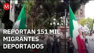 INM reporta 151 mil migrantes deportados tras redadas antimigrantes de Donald Trump