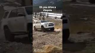 oh you drive a #toyota toyota