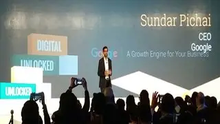 Google CEO Sundar Pichai Address Indian tech market - Watch Exclusive