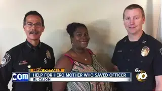 Help for hero who saved El Cajon police officer