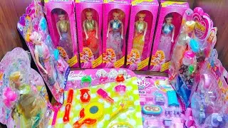 7.9 minutes satisfying ASMR unboxing with princess dolls toys(Heer heer toys tv 1.2 mviews