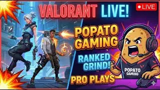 Rank Up Full Day Stream Today|Rank Grind| Popato Plays Valorant|