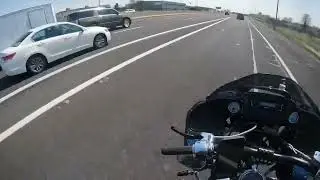 Harley road king top speed lane split