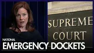 Justice Barrett comments on emergency dockets amid ruling on immigration raids