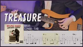 Treasure - Bruno Mars (Bass Cover with Tab)