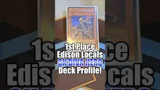 1st Place Locals GK DIVA HERO Edison Format Deck Profile! #yugioh #decklist #edisonformat