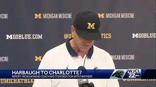 AP source: Panthers owner, Jim Harbaugh discuss coaching job