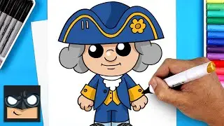 How to Draw George Washington | Step by Step Art Lesson for Beginners