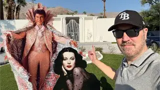 PALM SPRINGS CELEBRITY HOMES-LIBERACE, BING, HEDY LAMAR & more