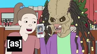 Pre-Teen With a Predator Head | Brad Neely&rsquo;s Harg Nallin&rsquo; Sclopio Peepio | Adult Swim