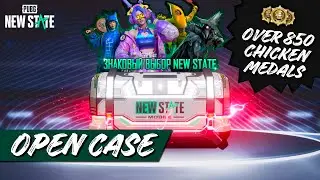 Open case PUBG NEW STATE Mobile | 850+ chicken medals