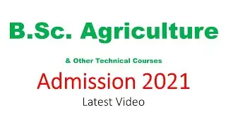 bsc agriculture admission process 2021 Maharashtra #VNMKV #PDKV_Akola #BSKKV_Dapoli #MPKV_Rahuri