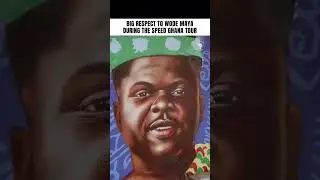 Выражаю огромное уважение Воде Майе за его участие в туре Speed ​​Ghana.