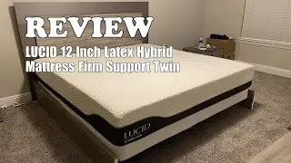 Lucid 12-Inch Latex Hybrid Mattress Review: Worth It? Twin Size 2026