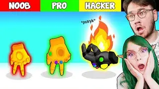 RĘKAWICA MOCY THANOSA NOOB VS PRO VS HACKER! - Glove Power | CZOKO I NALI