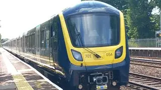 A few trains at: Byfleet & New Haw | Including a 701 drag! | 22/6/2023