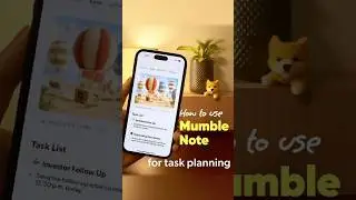 Mumble Note Task Planning: Turn Voice into To-Dos #MumbleNote  #notetaker #todolist #productivity