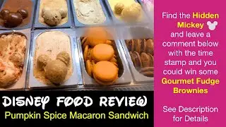 Pumpkin Spice Macaron Sandwich - Epcot - Disney Food Review