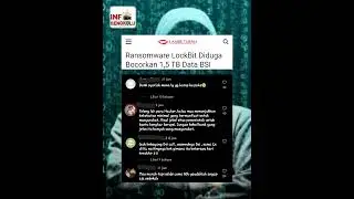 Ransomware LockBit Diduga Bocorkan 1,5 TB Data BSI gini kata netizen