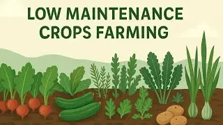 Low Maintenance Crops Farming | Easy to Grow Vegetables & Beginner Gardening Tips