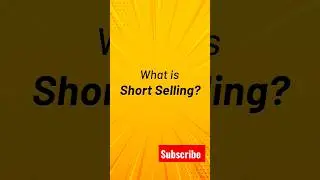 What is The Short Selling ? | #shortselling #selling #options #optionstrading #stockmarket #trading