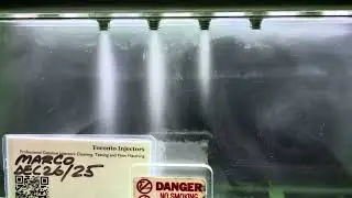 2013 Subaru Impreza WRX STi 16611-AA720 injectors spray pattern test at Toronto Injectors