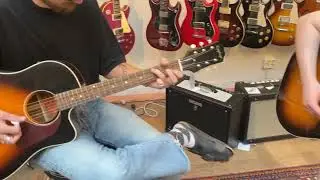 Epiphone J-45 EC All Solid Wood + Slash J-45 - A minor jam