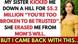 My Sister Kicked Me Down a Hill During a “Family Hike” to Steal $5.2M — But I OUTSMARTED THEM FAST