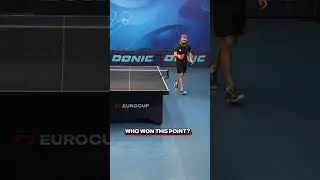 Clean point or not? You decide 👀#shorts #tteurocup #TableTennis
