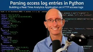 Parsing access log entries in Python | Building a Real-Time Analytics Application