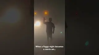 When a foggy night becomes a movie set&hellip;. #movieset #fog #loveallaroundadventures