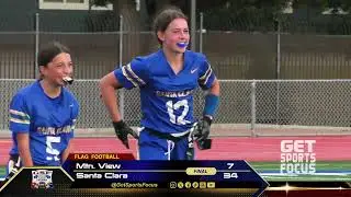Girls Flag &mdash; Санта-Клара Брюинз против Маунтин-Вью Спартанс | GetSportsFocus