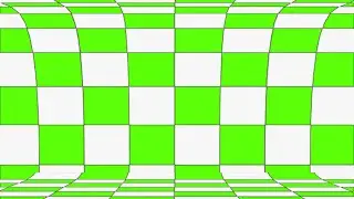4K UHD green screen moving checkerboard white