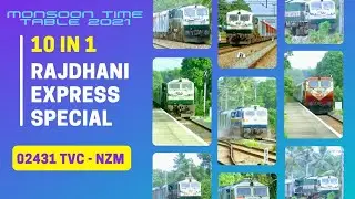 10 in 1 Compilation of TVC - NZM Rajdhani Express Special | Indian Railways