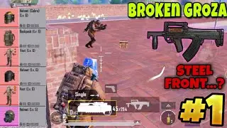 BROKEN THE GAME WITH A GROZA STEEL FRONT?! | PUBG MOBILE METRO ROYALE