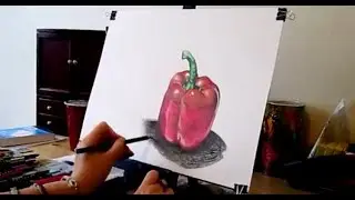 3D Realistic Pepper Drawing