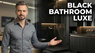 Топ-10 идей оформления ванной комнаты в черном цвете