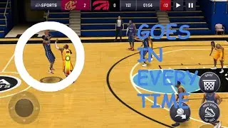 (GLITCH) HOW TO MAKE EVERY SHOT IN NBA LIVE MOBILE 20!
