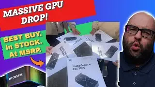 IN STOCK! MASSIVE NVIDIA RTX 3000 GPU DROP AT BEST BUY, MSRP!