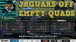 #madden26tips  #madden26gameplay  #maddendefense JAGUARS OFFENSE - GUN EMPTY QUADS MEGA SCHEME