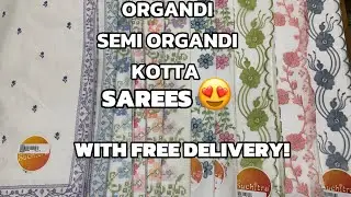 ORGANDY,SEMI ORGANDY & KOTTA WHITE SAREES 😍| MARIYAM FABZ |