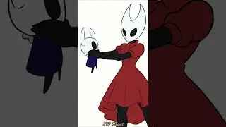 Hornet & Knight: Canon VS Fandom Part 2 🗿 #animation #meme #silksong #animacion #art #hornet