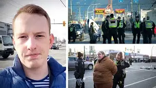 Vancouver police arrest protesters supporting a fake First Nations band | Keean Bexte