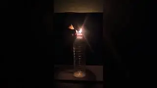 Bottle Sprinkle alcohol perfume fire reaction science experiment