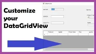 HOW TO CUSTOMIZE DATAGRIDVIEW IN C#