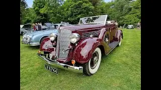 Retro Car Show Lytham. Classic Vintage cars.