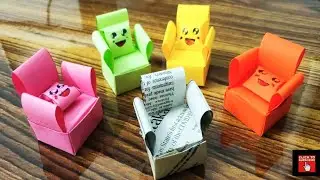 MINI PAPER SOFA: DIY origami miniature sofa| Kutti Sofa (easy and simple) 2020