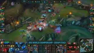 PENTAKILL Cloud 9 vs Fnatic Day 4 S5 LoL World Championship 2015