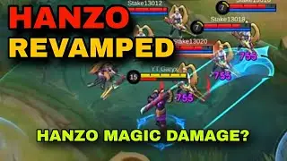 HANZO REVAMP LEAK! 😱 HANZO DEALS MAGIC DAMAGE | HANZO REMOVE BLINK SKILL IN SHADOW FORM 😭 - MLBB